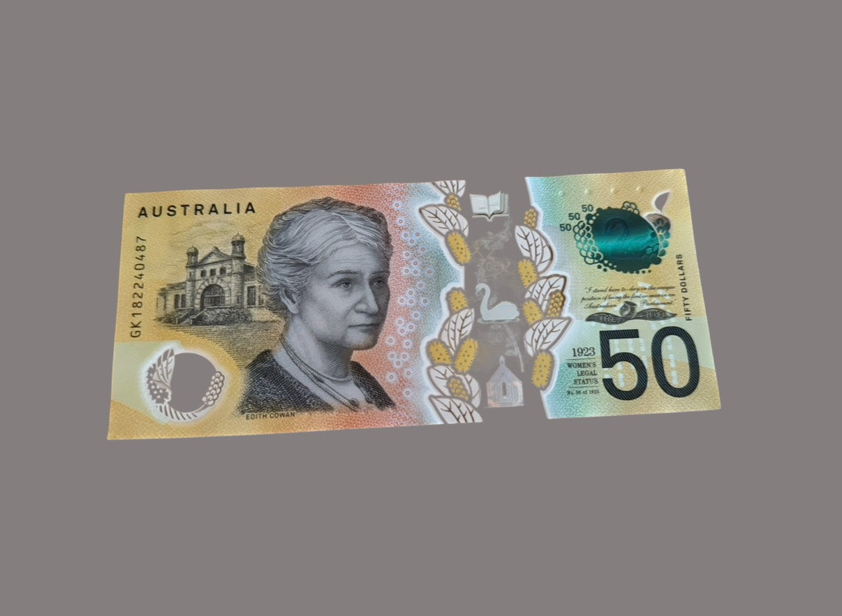 Australian Prop Money $50 Bills $5,000 Full Print 1 Stack (100pcs)