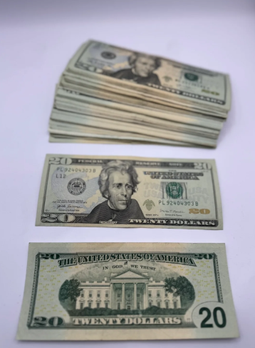 American Prop Money $20 Bills $2,000 Full Print 1 Stack (100pcs)