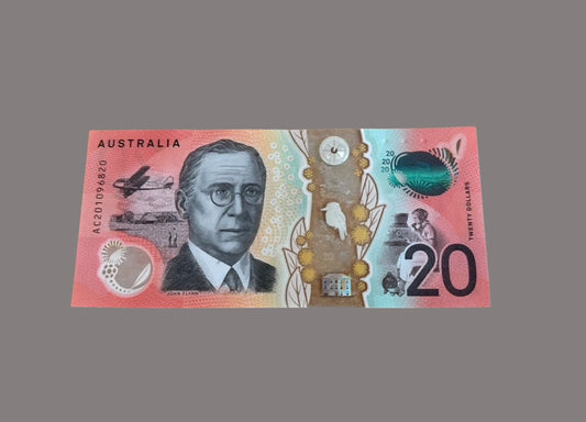 Australian Prop Money $20 Bills $2,000 Full Print 1 Stack (100pcs)