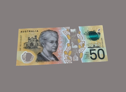 Australian Prop Money $50 Bills $5,000 Full Print 1 Stack (100pcs)