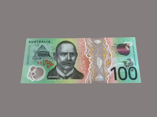 Australian Prop Money $100 Bills $10,000 Full Print 1 Stack (100pcs)