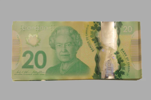 Canadian Prop Money $20 Bills $2,000 Full Print 1 Stack (100pcs)